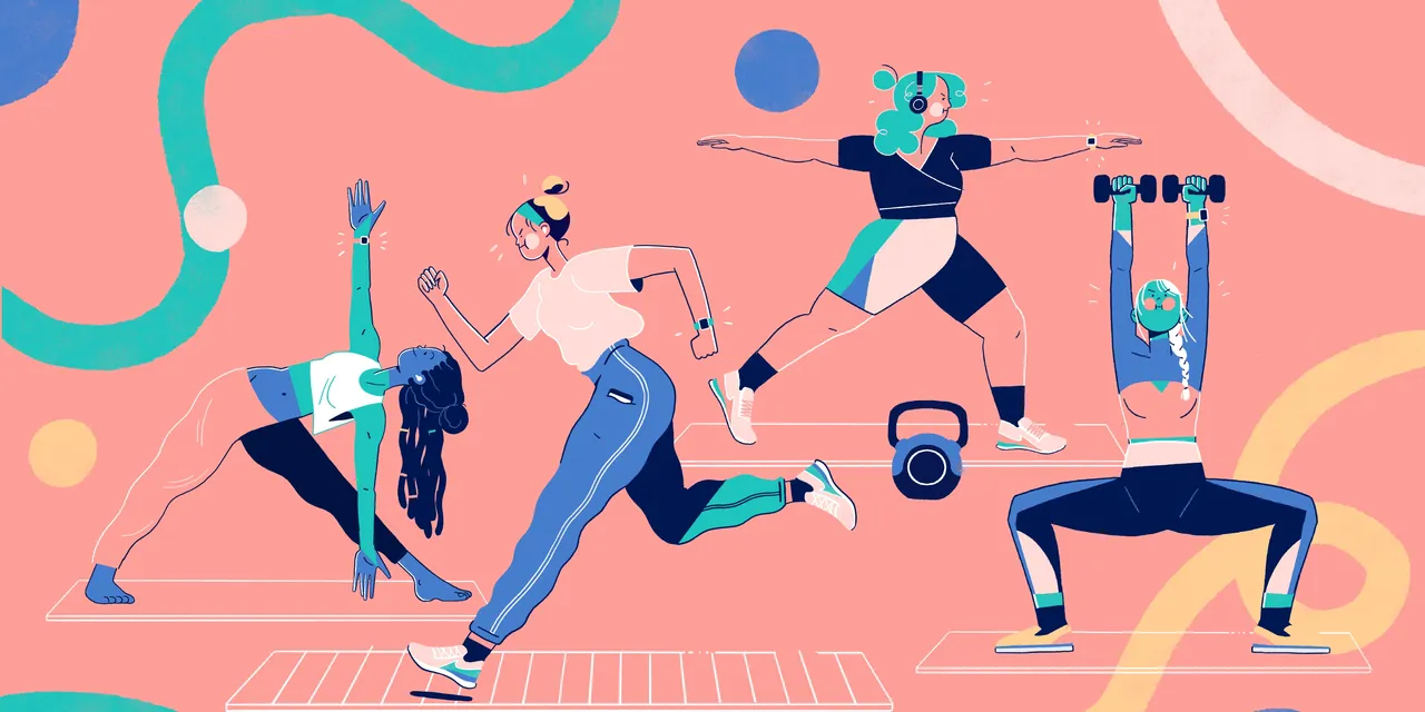 exercise cartoon