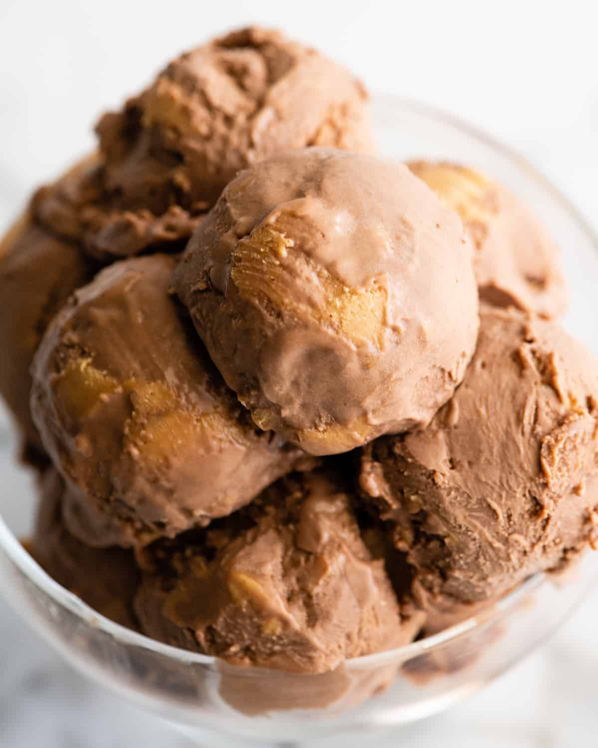 Chocolate peanut butter ice cream
